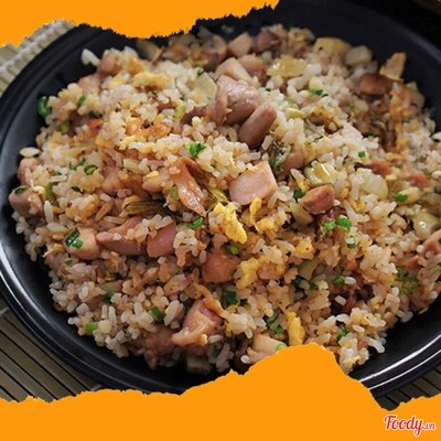 Cơm Chiên Cá Mặn + Kim Chi