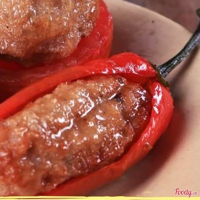 Ớt dồn chả cá (Món ăn thêm, không cơm)