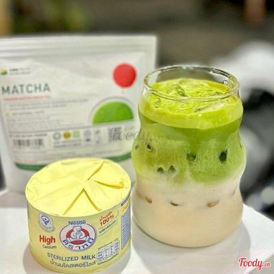 Matcha latte sữa gấu