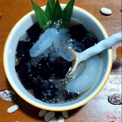 Dừa nước sương sáo mủ trôm hạt é