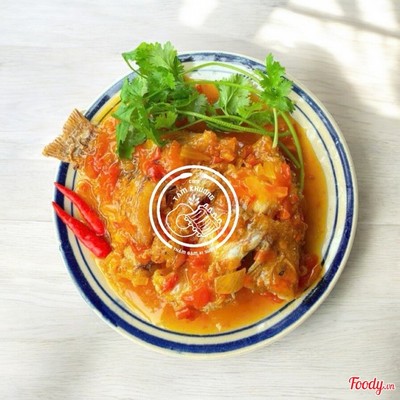 Cơm Cá Chiên Xốt Cà