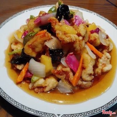 Thịt Chiên Giòn xốt chua ngọt ( 탕수육 )