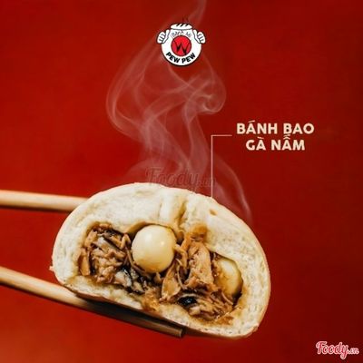 Bánh Bao Gà Nấm