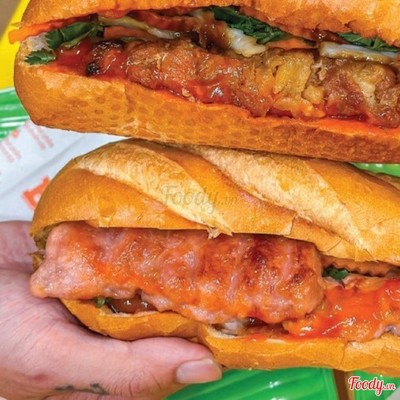 Bánh Mì Nem Nướng + Chà Bông
