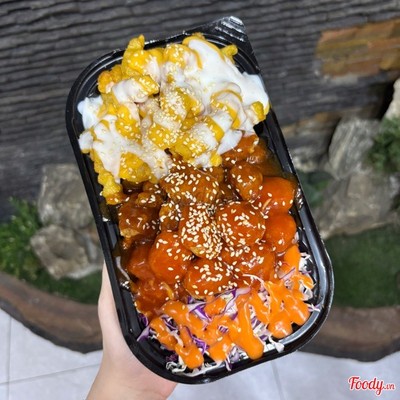 Combo gà viên sốt tokbokki + khoai tây