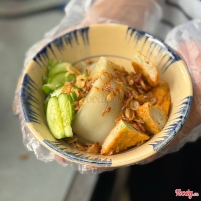 Bánh giò chả mỡ Hà Nội chiên
