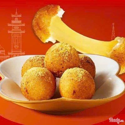 Bánh cầu tuyết phô mai kéo sợi