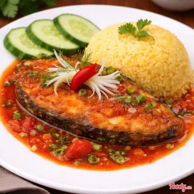 Cơm Cá Thu Sốt Cà