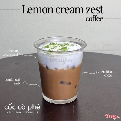 Cà phê kem vỏ chanh