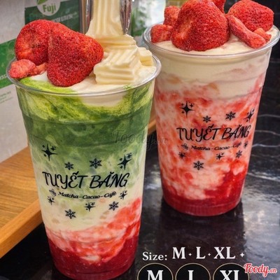 Matcha Dâu Sấy Thăng Hoa Kem Phô Mai