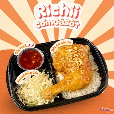 Cơm Đùi Gà Góc Tư Sốt Thái