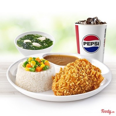 Combo Cơm Gà Rán & Súp
