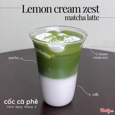 Matcha kem vỏ chanh