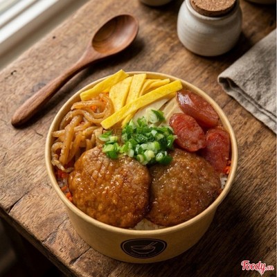 Xôi thịt xien nướng Thái Lan 2 xiên