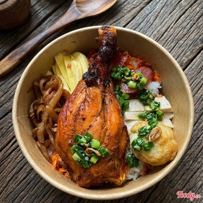 Xôi thập cẩm đùi gà roti ( nhỏ)