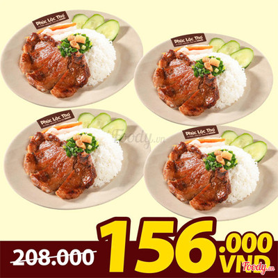 Combo Mua 3 Tặng 1 - Cơm Sườn A