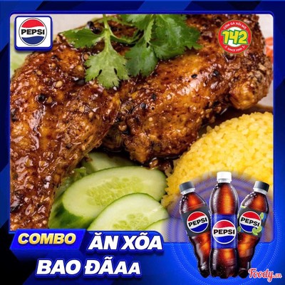 Cơm Gà Sốt Tiêu + Pepsi