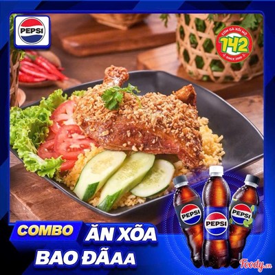 Cơm Gà Mắm Tỏi + Pepsi