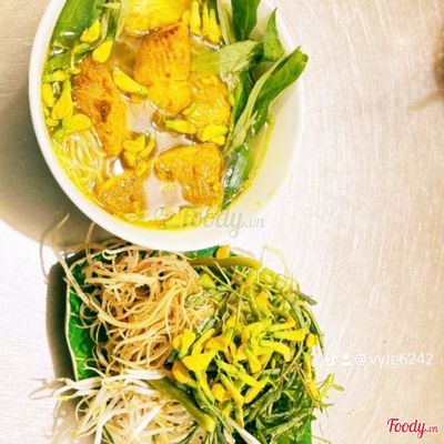 Combo, bún cá+ chai sâm bông cúc hạt chia