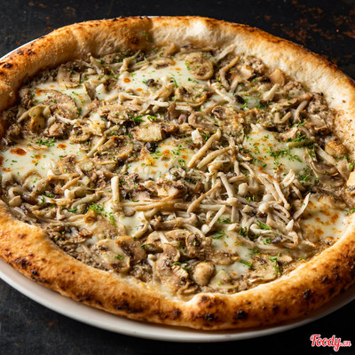 (H) Pizza 4 loại nấm