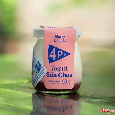 Sữa chua xốt dâu (90g)