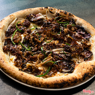 (H) Pizza Thịt bò nướng cay kiểu Kebab