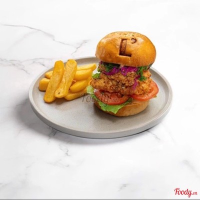 Crispy Buttermilk Chicken Burger