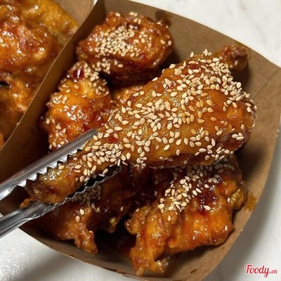 Gà giòn không xương vị pizza sốt kem hành (không hành tây sống)