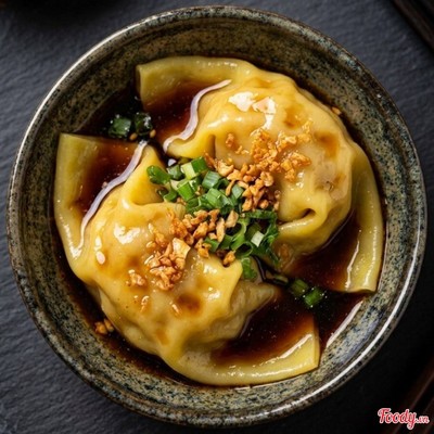 Sủi cảo  hấp dầu  hào  ( 2 Cảo To )