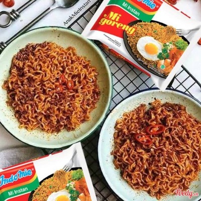 Mỳ trộn Indomie + chicken cheese ball
