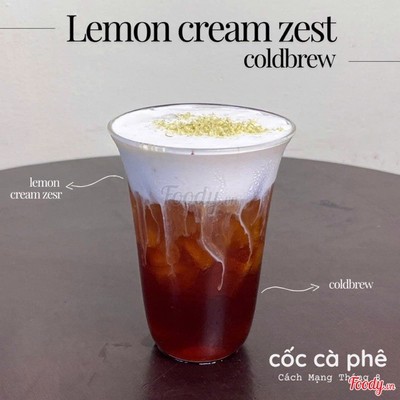 Coldbrew kem vỏ chanh
