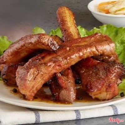 Sườn cọng nướng