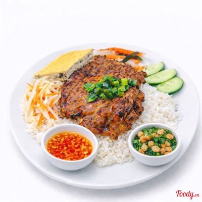 Cơm Tấm Sườn Nướng + Chả Trứng