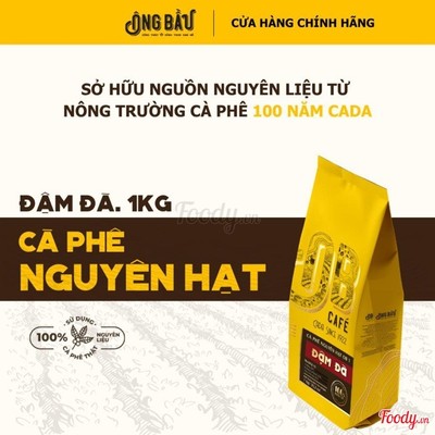 CÀ PHÊ NGUYÊN HẠT OB1 ĐẬM ĐÀ - TÚI 1KG