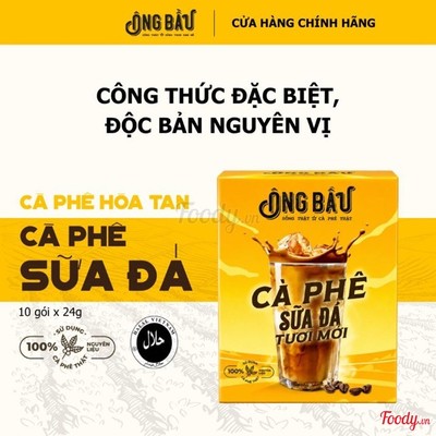 ÔNG BẦU CÀ PHÊ SỮA HÒA TAN TƯƠI MỚI