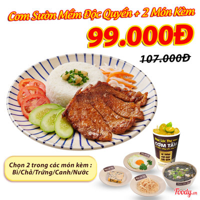 Cơm Sườn Mềm Độc Quyền & 2 Món