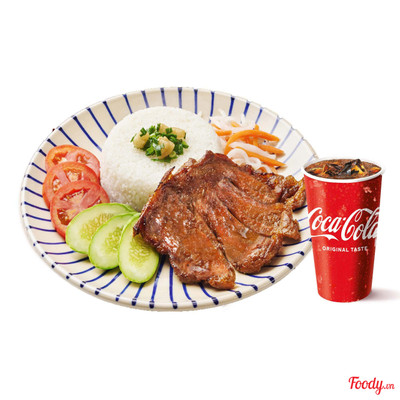 Cơm Sườn Mềm Độc Quyền (Sườn To) & Coca