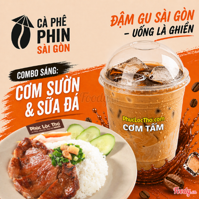 Combo Cơm Sườn & Sữa Đá