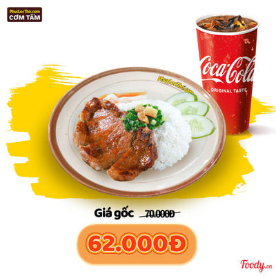 Combo Cơm Sườn & Coca
