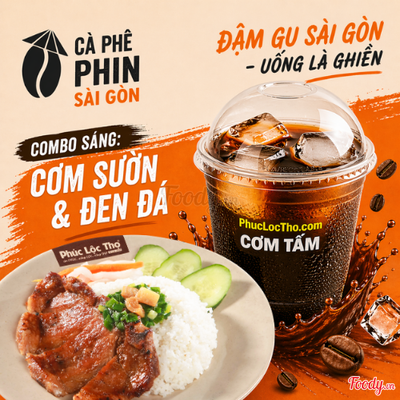 Combo Cơm Sườn & Đen Đá