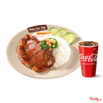 Cơm Sườn Nướng Than Hoa & Coca