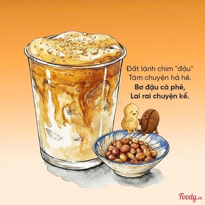 Cà Phê Bơ Đậu Phộng | Peanut Butter Coffee