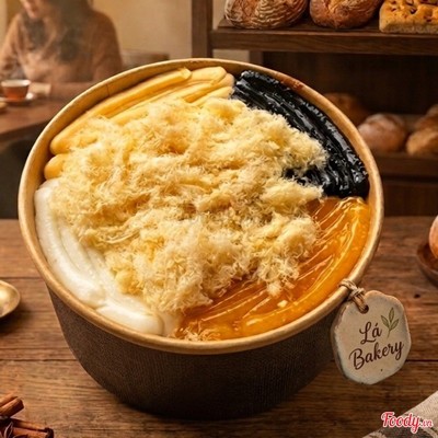 bông lan trứng muối 4 vị + chà bông