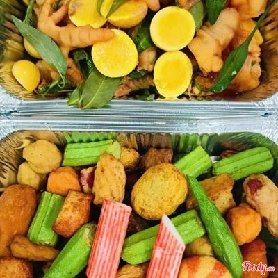 BỘ ĐÔI CÁ VIÊN CHIÊN MẮM TỎI & PHẦN SỐT THÁI THẬP CẨM