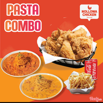 COMBO PASTA ( 1/2 Gà + Mỳ Ý Rose/ Tomato + Khoai Tây Chiên + 2 Coca)