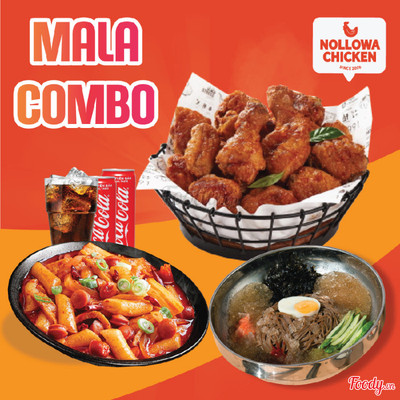Cb Mala 2 ( 1/2 Gà Mật Ong/Cay + Mala Rose + Mỳ Lạnh + 2 Coca)