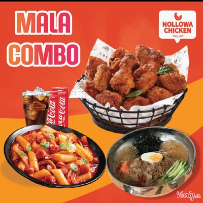 Cb Mala 1 ( 1/2 Gà Mật Ong/ Cay + Mala Tok + Mỳ Lạnh + 2 Coca)