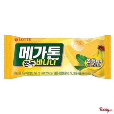 Kem chuối Lotte Megaton Banana 70ml