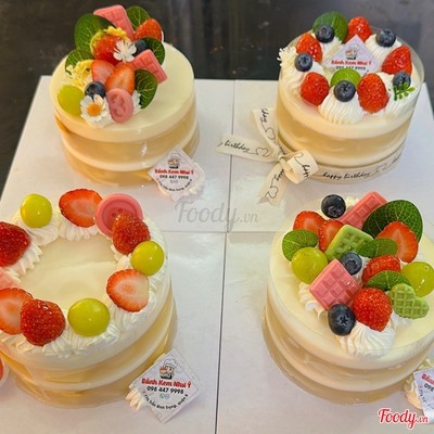 Bánh Sinh Nhật Rau Câu Flan Dừa ( sz12 )