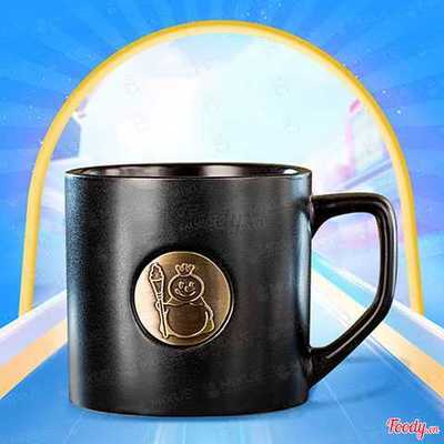 Cốc Sứ Cà Phê Màu Đen
